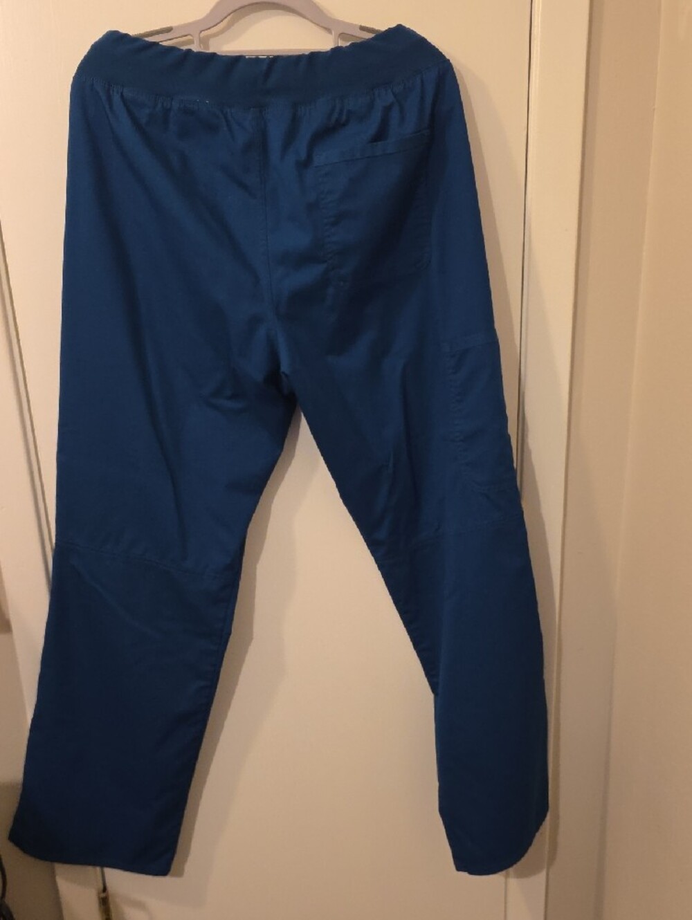 Closet Clearance! Cherokee Carribean Blue  Wide Leg Cargo Scrub Pants - Picture 5 of 12